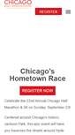Mobile Screenshot of chicagohalfmarathon.com